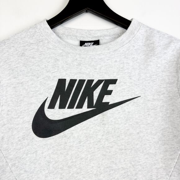 Nike Big Kids Fleece Sweatshirt Gray Crewneck - Size XL - Picture 2 of 11